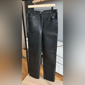 NWOT Aritzia Wilfred Vegan Leather Melina Pant